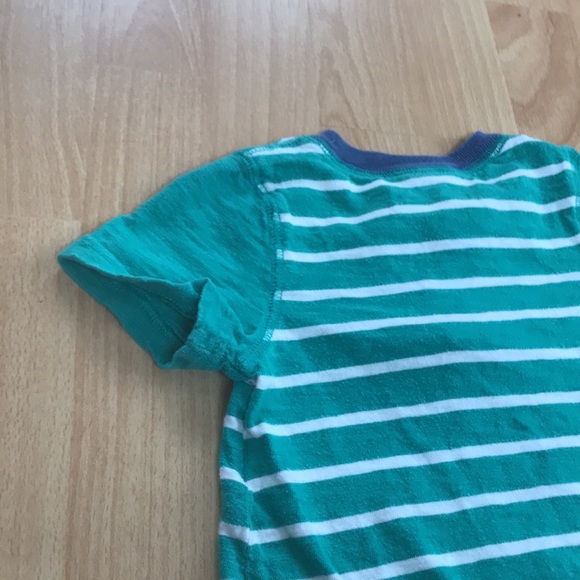 BabyGap Green Striped Short Onesie Size 18-24m - Picture 7 of 9